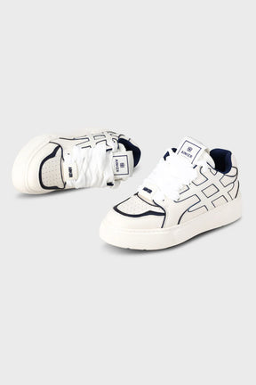 Ainker Backdoor Leather White Blue