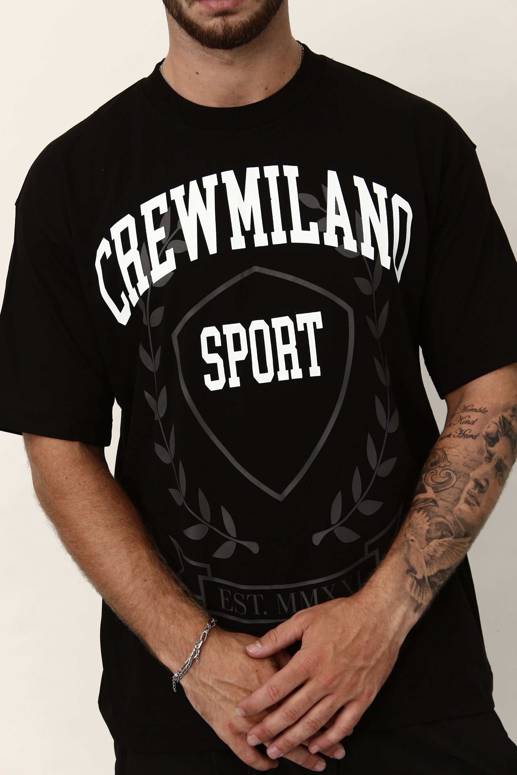 CREW Milano Sport Print Oversized T-Shirt