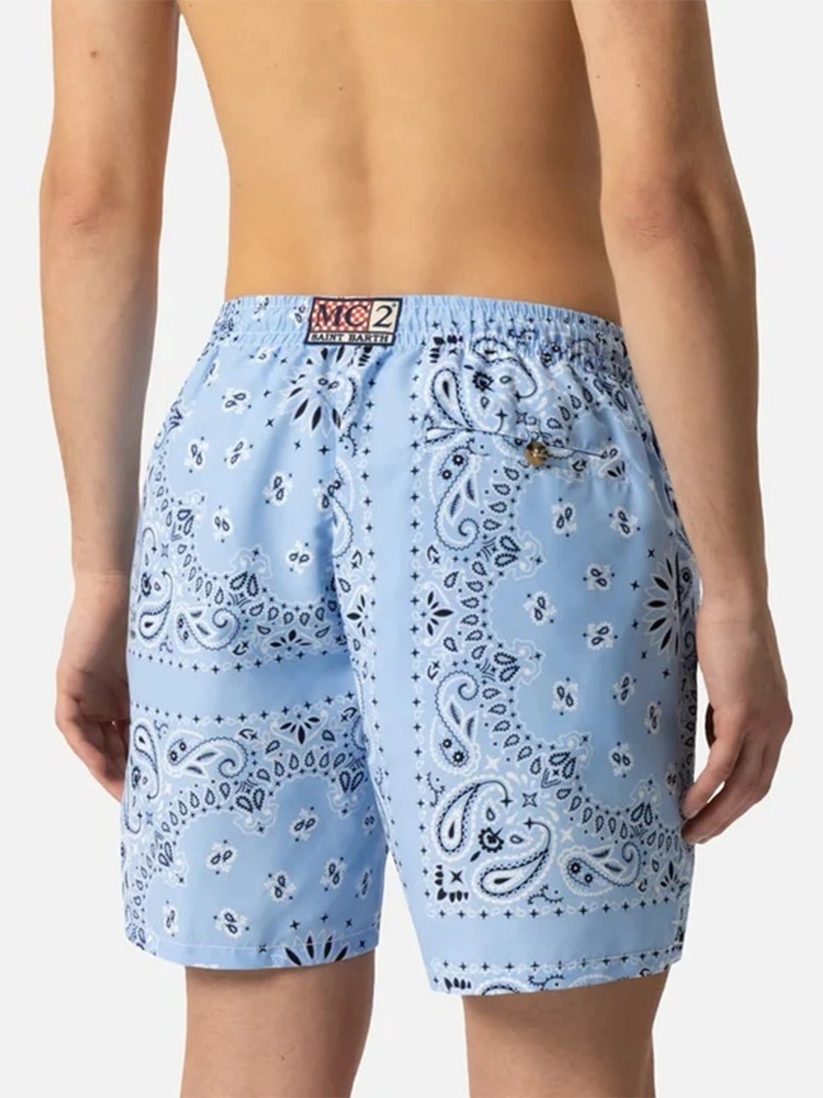 Mc2 Printed Swim Shorts Bandanna