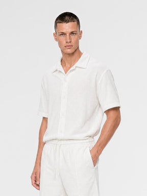 MAISON 9 PARIS White Towel Shirt / Shorts