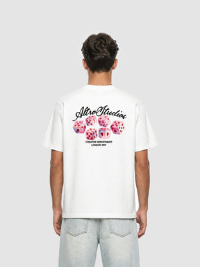 Altro Studios T-Shirt "Love Cubes" - Ice White
