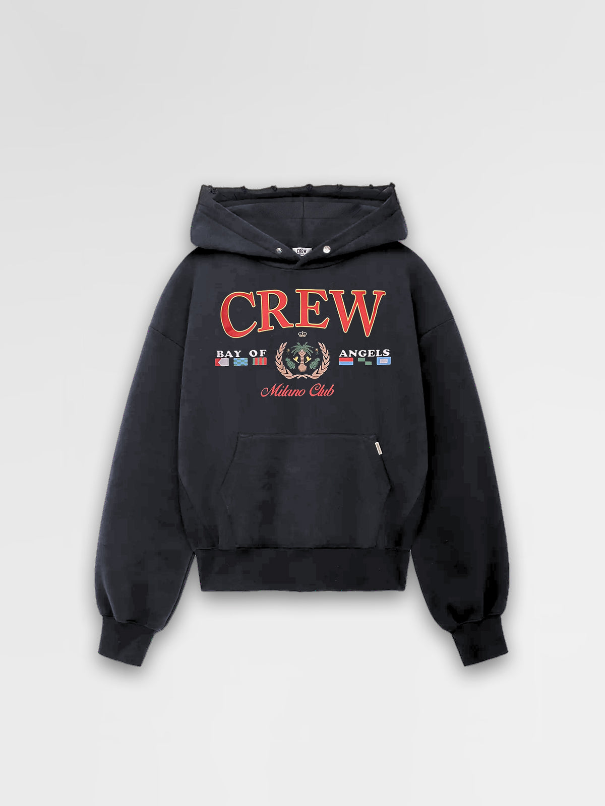 CREW MILANO Relax Logo Hoodie