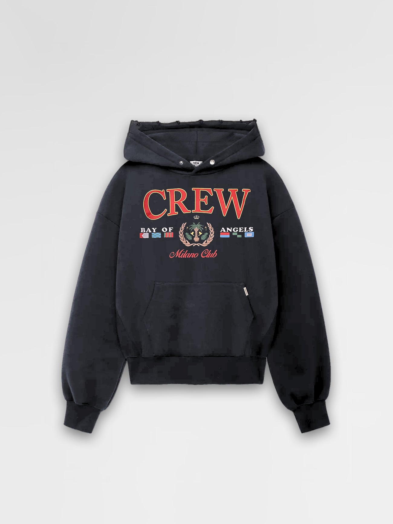 CREW MILANO Relax Logo Hoodie