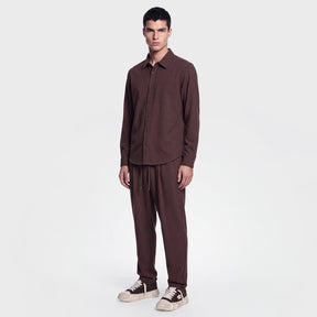 Ainker Wool Blend 1081 Brown Pant