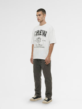 Crew Milano T-Shirt Logo Print - White