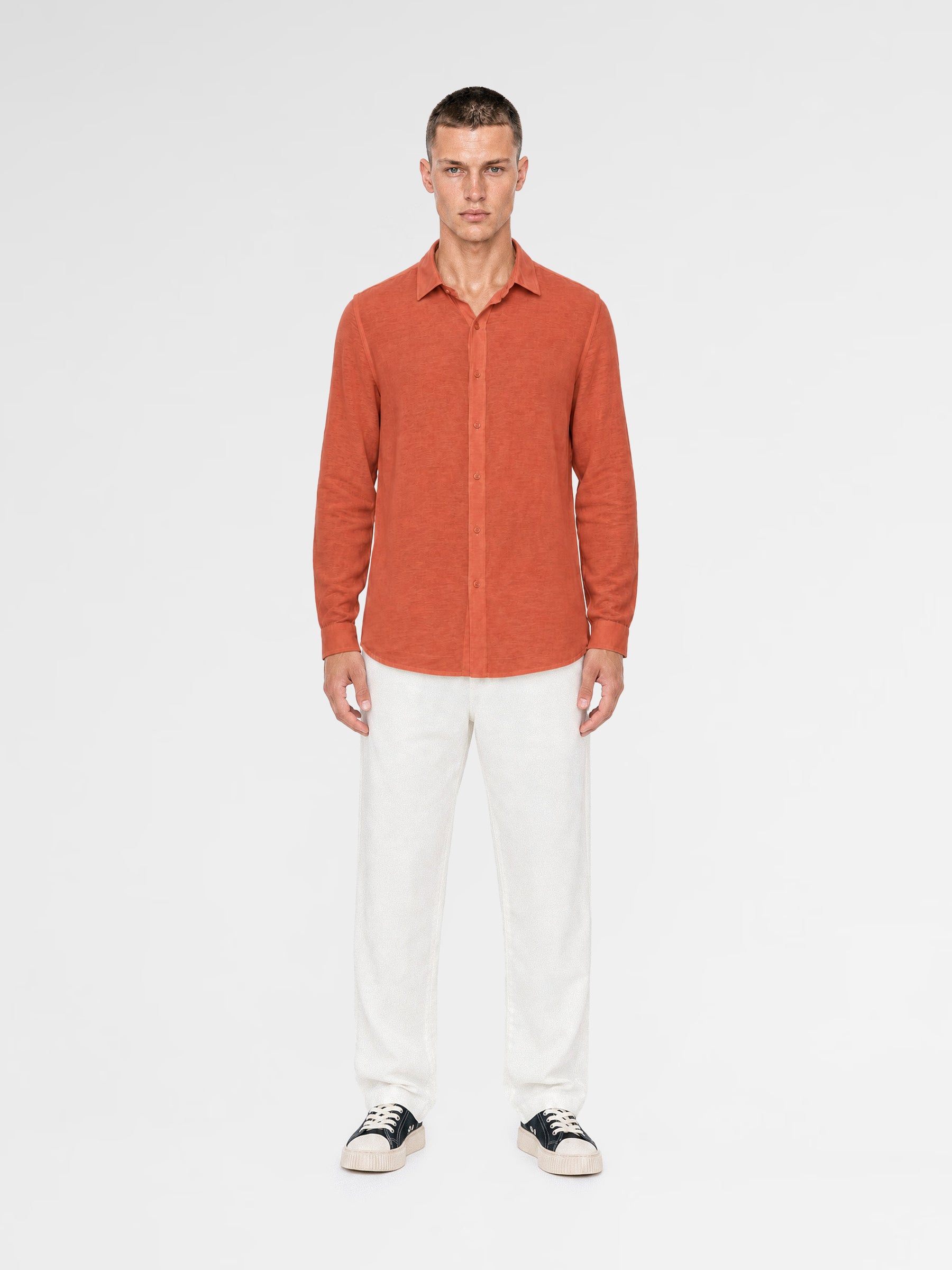 MAISON 9 PARIS Tile Soft Cotton Shirt