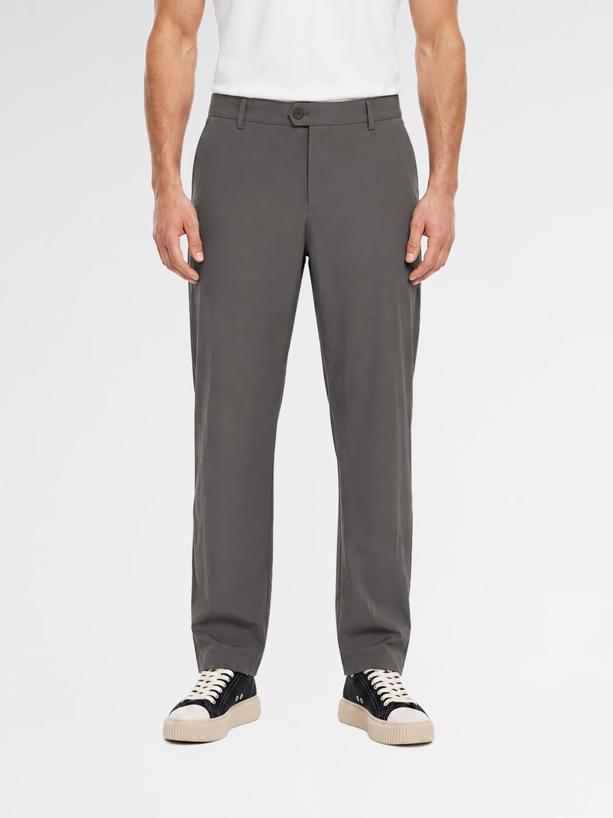 MAISON 9 PARIS High-End Khaki Nylon Trousers Pants