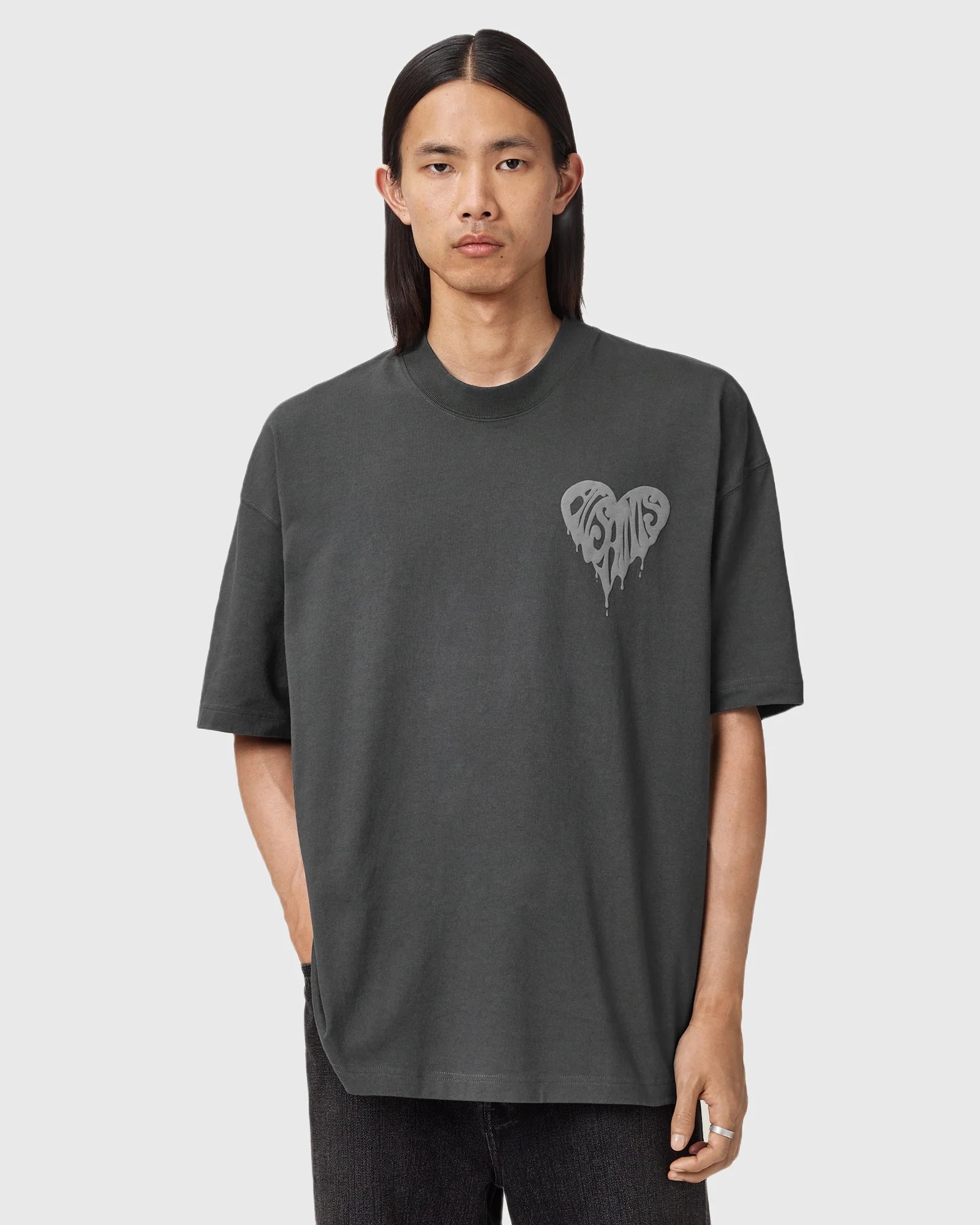 Allsaints Trip Washed Black T-Shirt M010PD-162