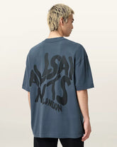 Allsaints Orlando Sunil Blue T-Shirt M066PC-467705