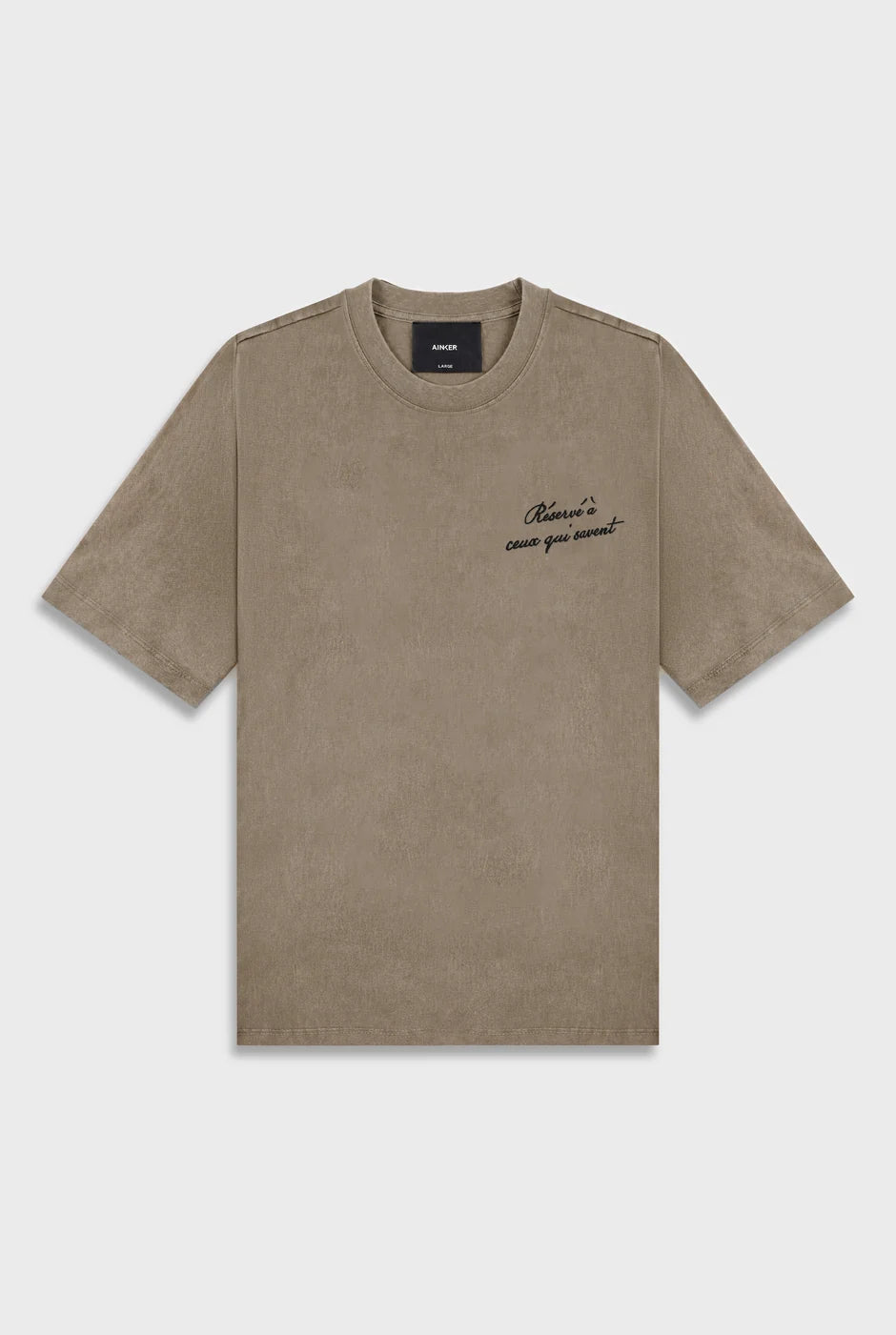 Ainker Cotton 1111 Off White T-Shirt