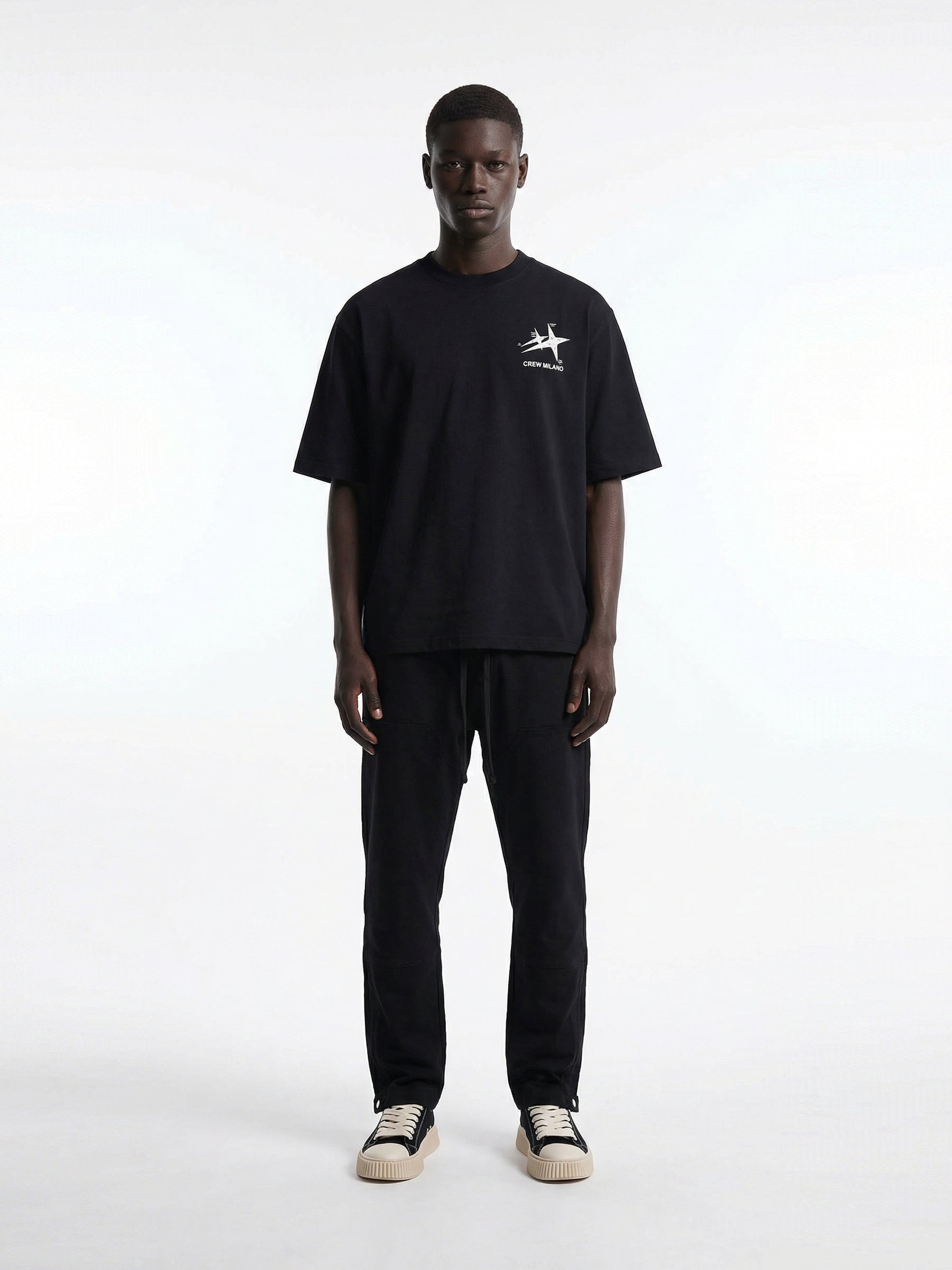 CREW MILANO Pants Jeans Black
