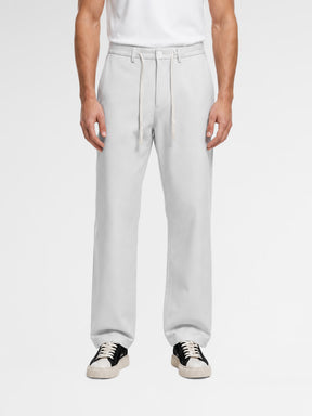 MAISON 9 PARIS Gray Soft Cotton Trousers Pants
