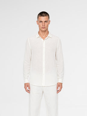 MAISON 9 PARIS White Soft Cotton Shirt