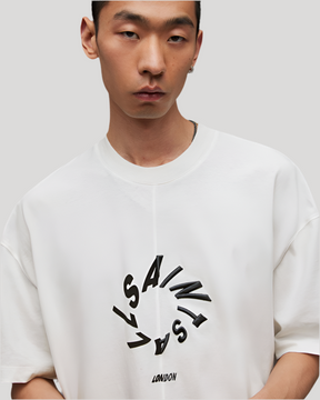 HALO OVERSIZED LOGO CREW NECK T-SHIRT