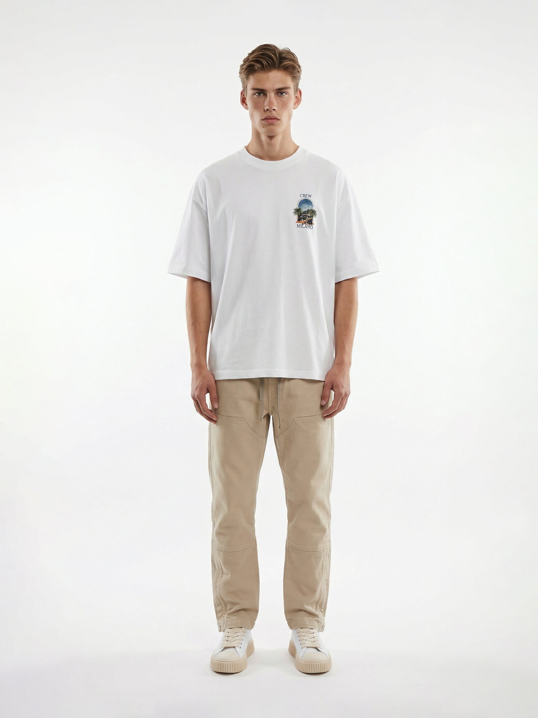CREW MILANO Pants Jeans Beige