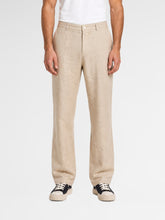 MAISON 9 PARIS Dark Beige Linen Trousers Pants