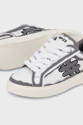 Ainker Pivot White/Gray Canvas
