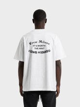 Crew Milano T-Shirt Logo Print CM-33 / WHITE