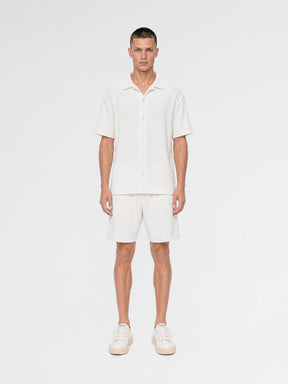 MAISON 9 PARIS White Towel Shirt / Shorts