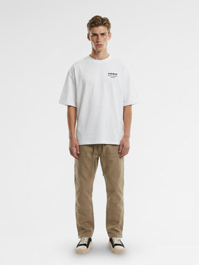 CREW Milano Oversized T-Shirt Logo Print