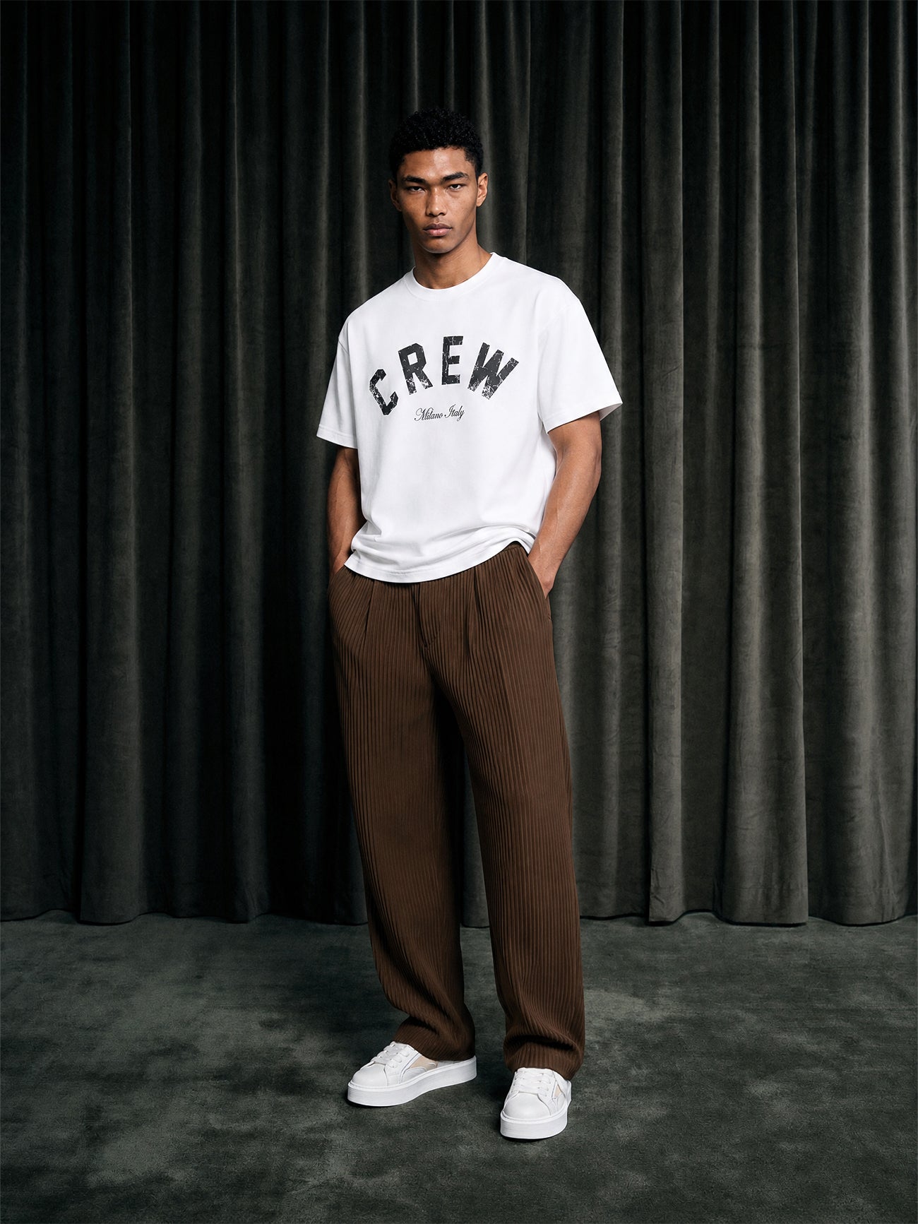 CREW Milano “Santos” Pants - Brown