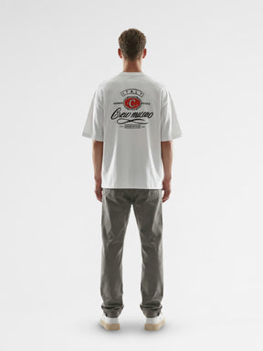 CREW Milano Oversized T-Shirt Logo Print