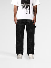BLACK Wide-Leg Jeans Pants