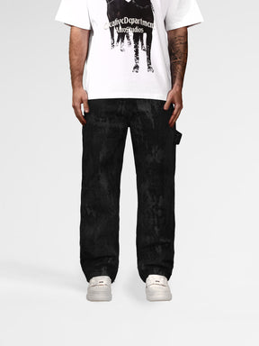 BLACK Wide-Leg Jeans Pants