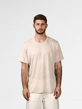 CREW Milano Linen T-Shirt Beige