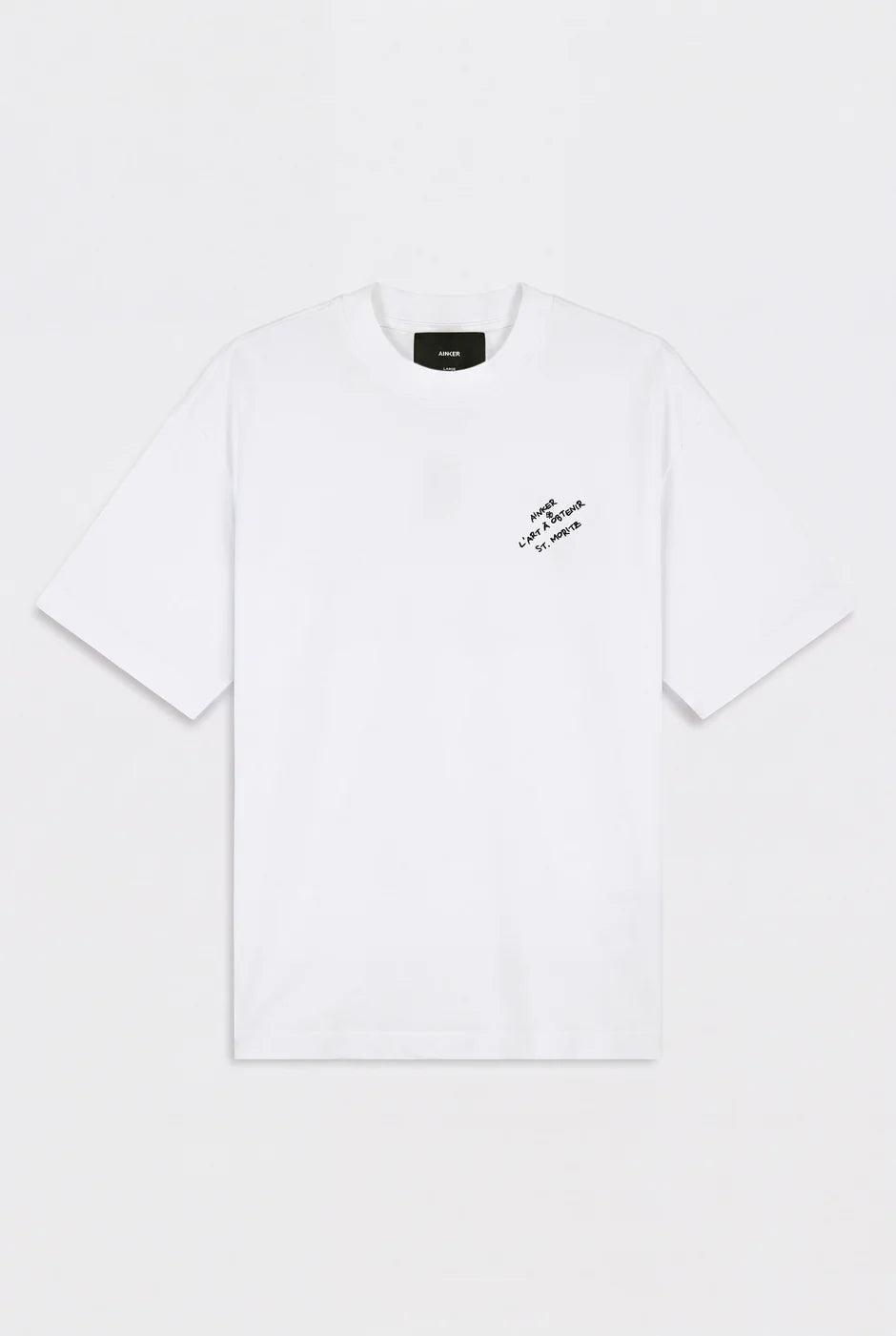 Ainker Mercerized 1139 White T-Shirt