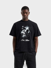 Crew Milano T-Shirt Logo Print CM-47 / BLACK