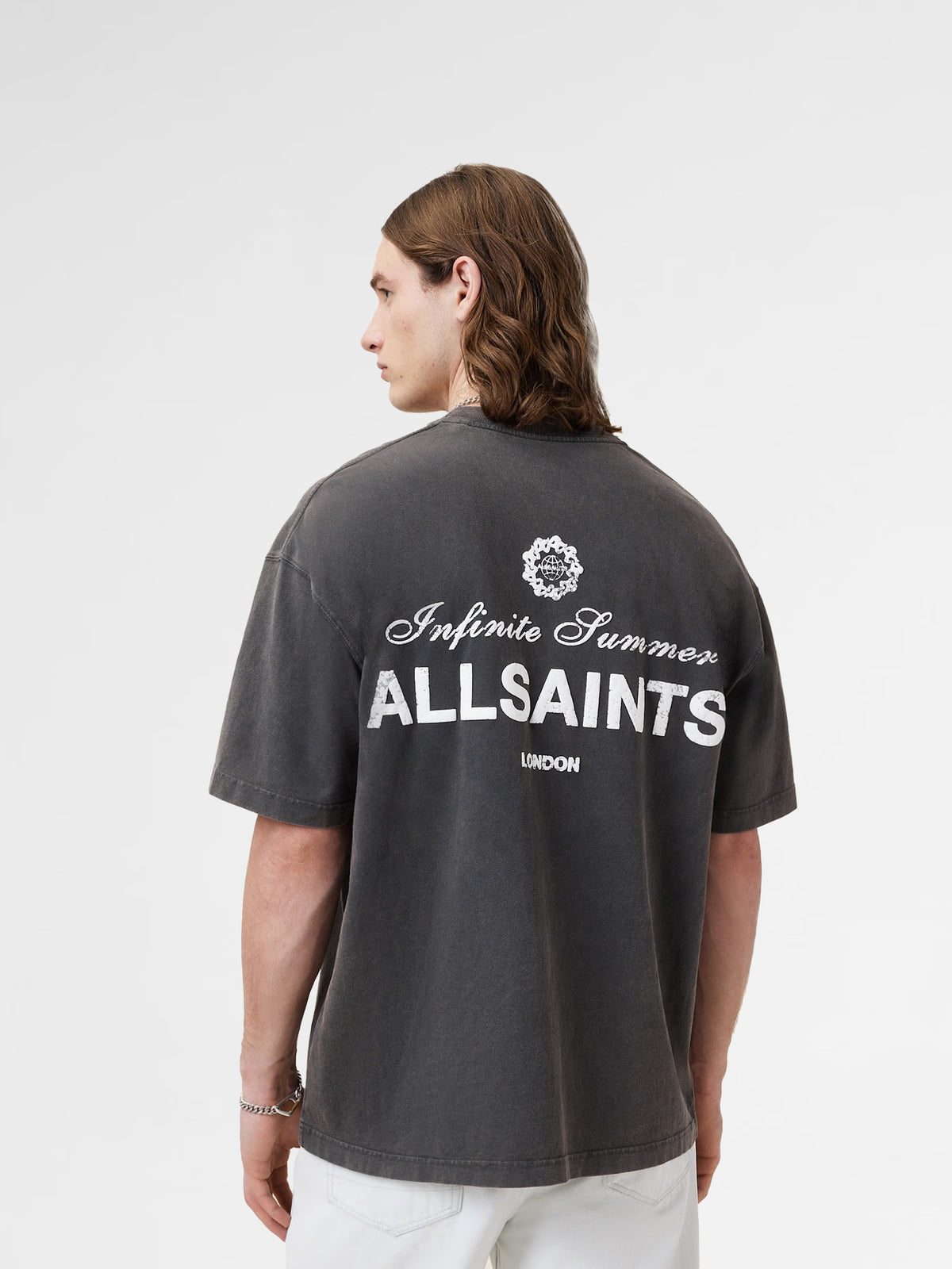 Allsaints Soleil Short Sleeve T-Shirt Shore Washed Black