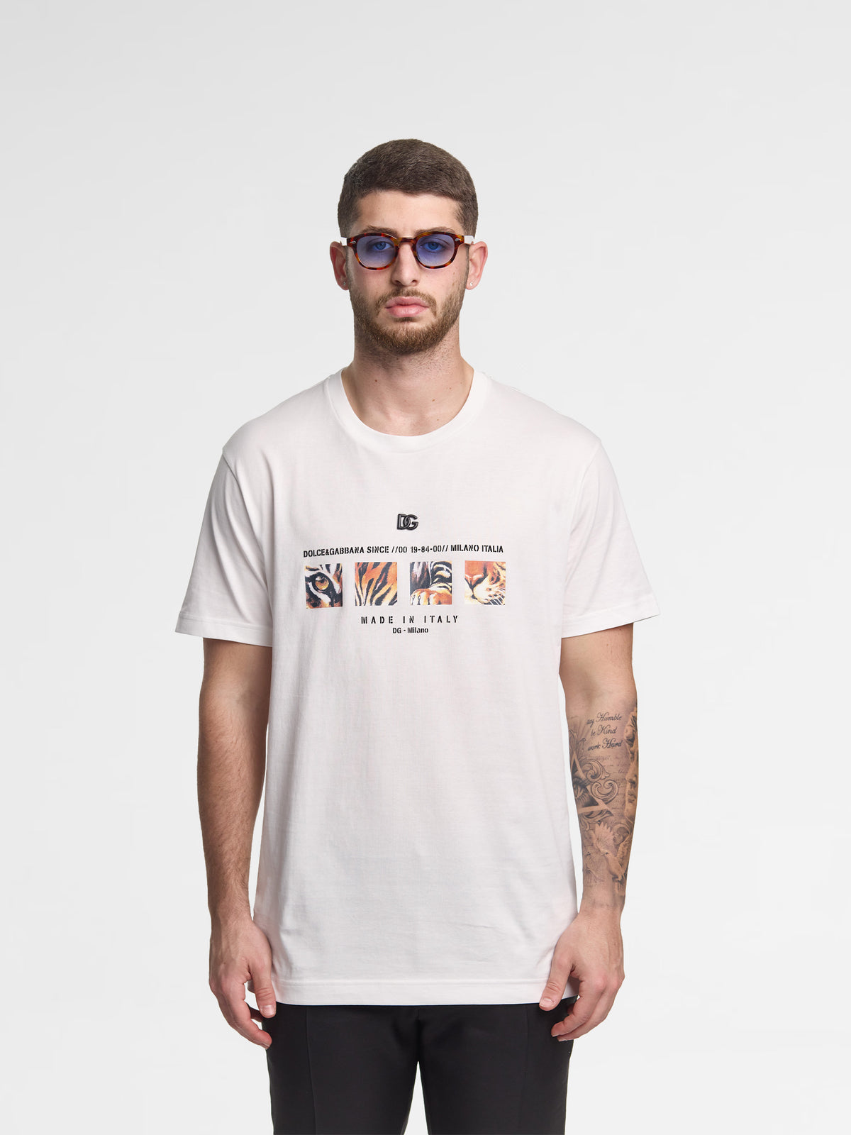 Dolce & Gabbana Cotton T-shirt with DG