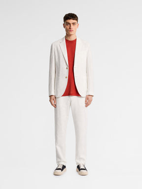 MAISON 9 PARIS White Linen Blazer