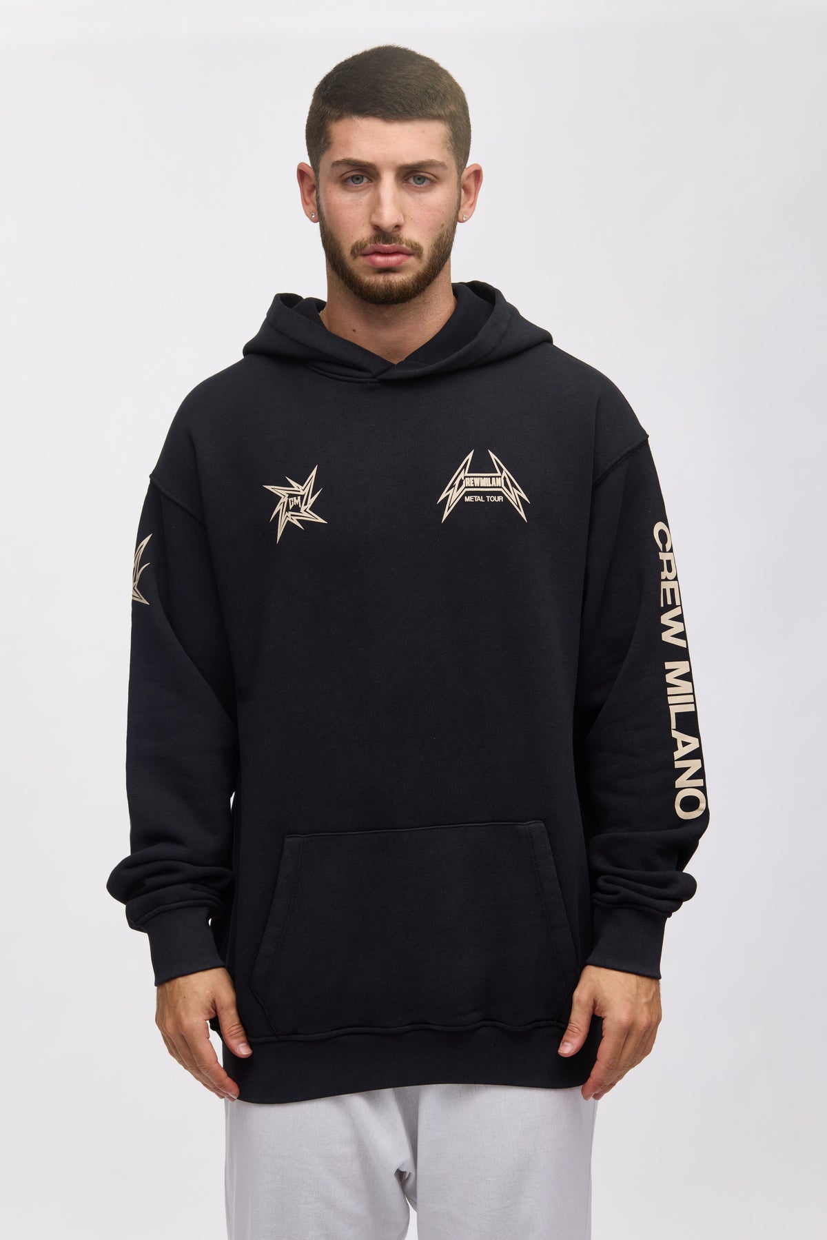 CREW MILANO 002 Metal Vibes Hoodie