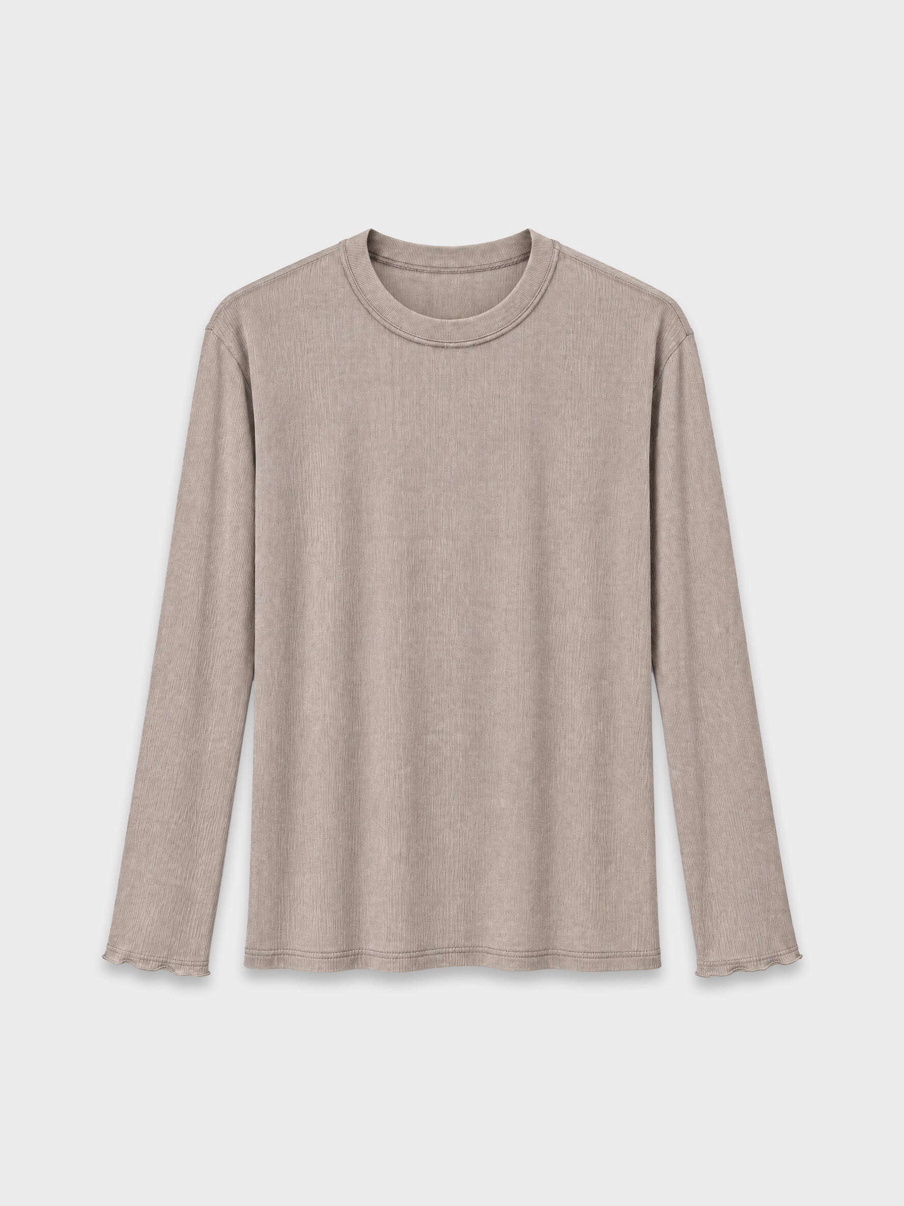 CREW Milano "Bali" Long T-Shirt - Grey