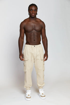 OFF-WHITE CORDUROY RUBBER CARGO PANTS