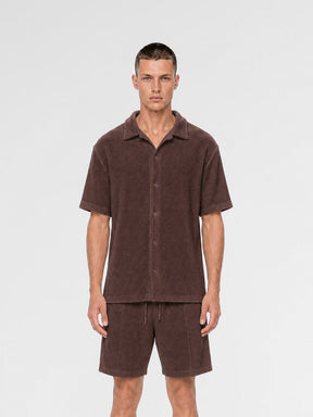 MAISON 9 PARIS Brown Towel Shirt / Shorts