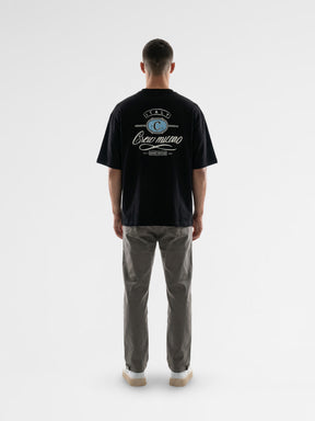 CREW Milano Oversized T-Shirt Logo Print