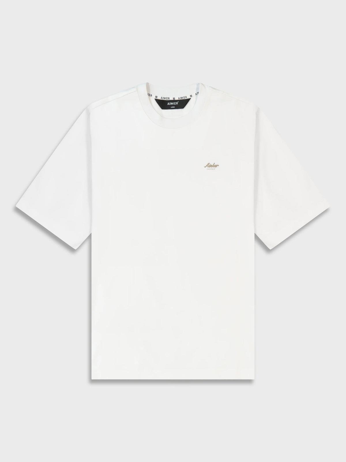 Ainker Mercerized 540 White T-Shirt