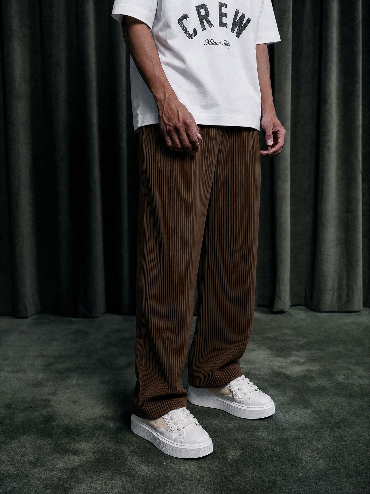 CREW Milano “Santos” Pants - Brown