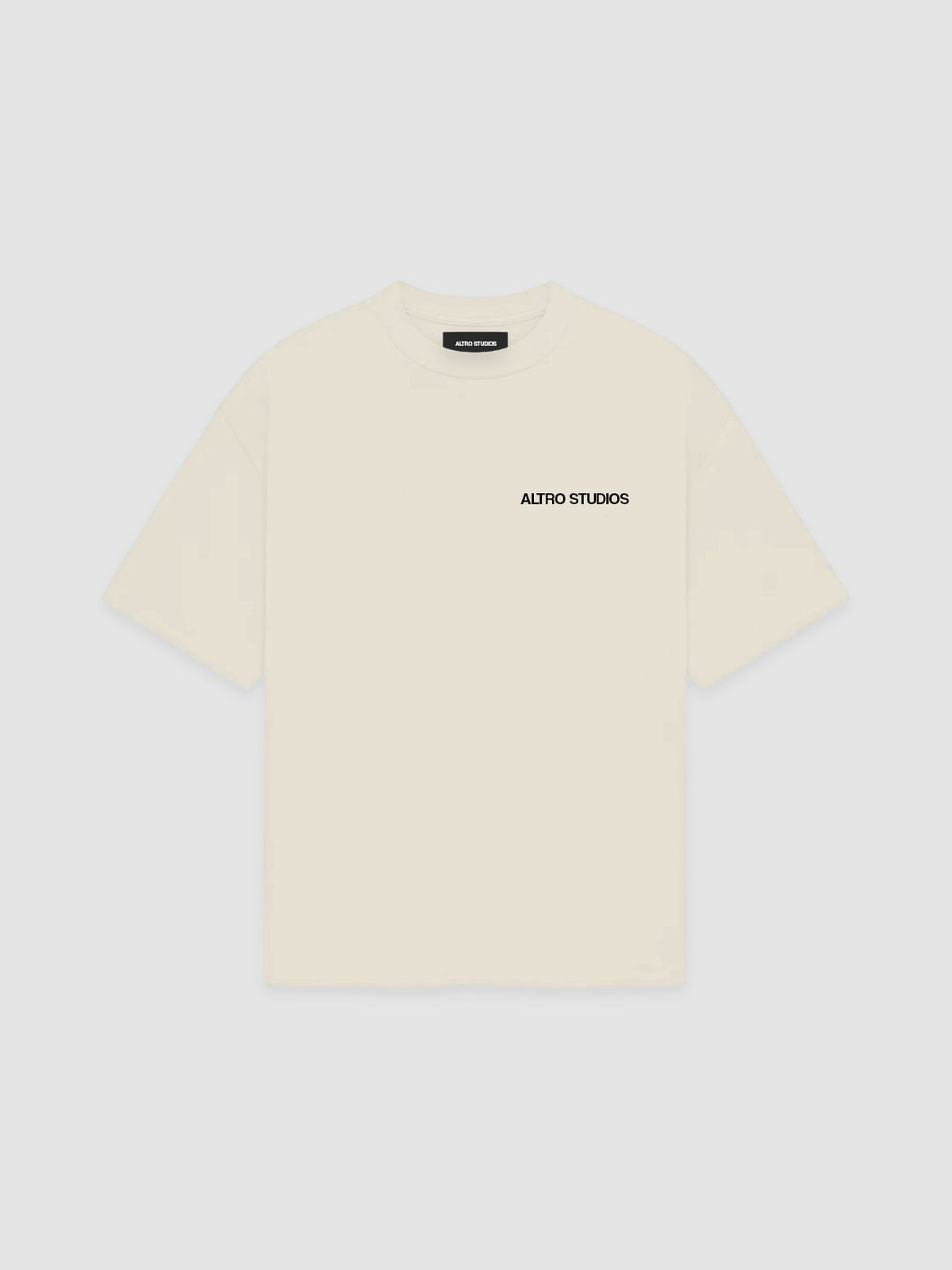 Altro Studios T-Shirt "Small Logo" - Cream
