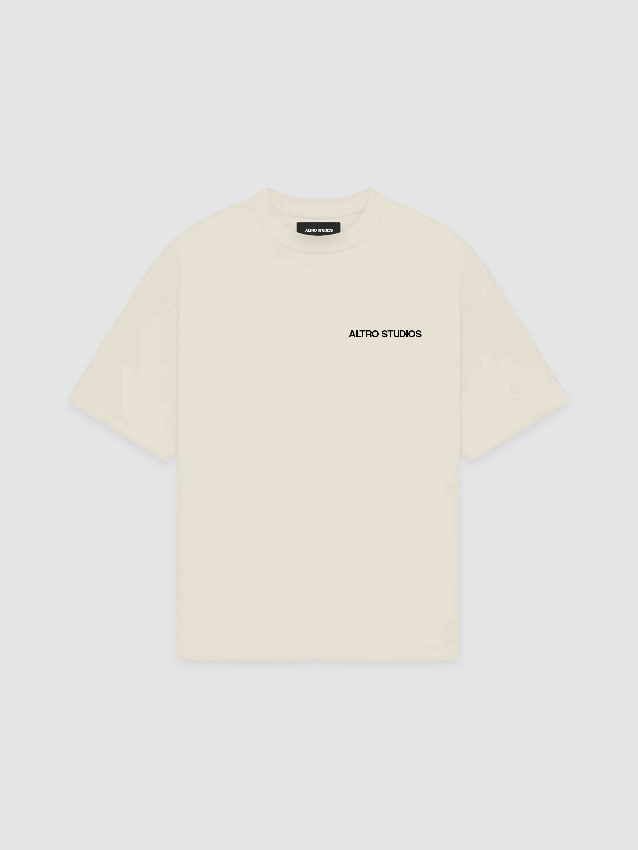 Altro Studios T-Shirt "Small Logo" - Cream