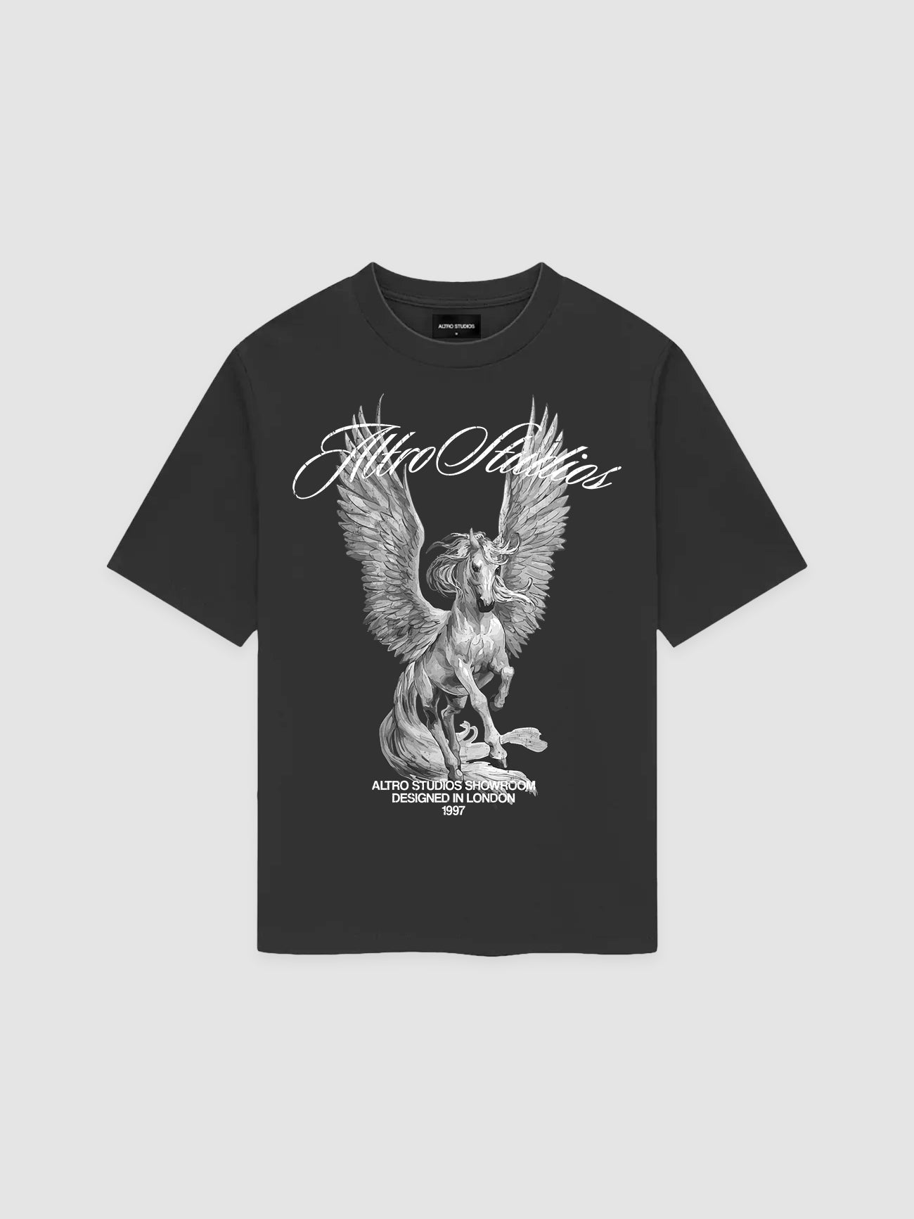 Altro Studios T-Shirt "Horse Angle" - Space Grey