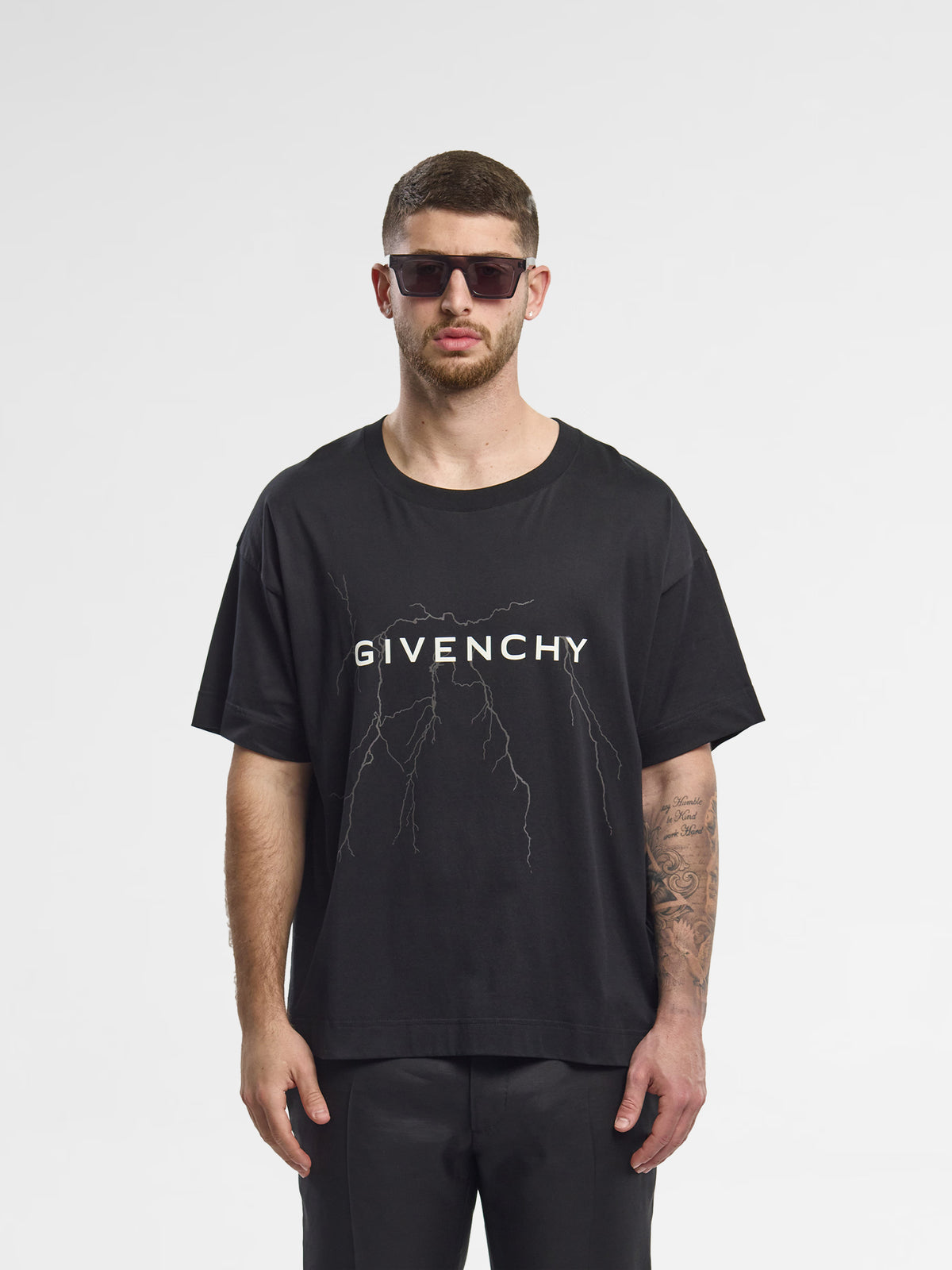 Givenchy logo thunder t-shirt in cotton