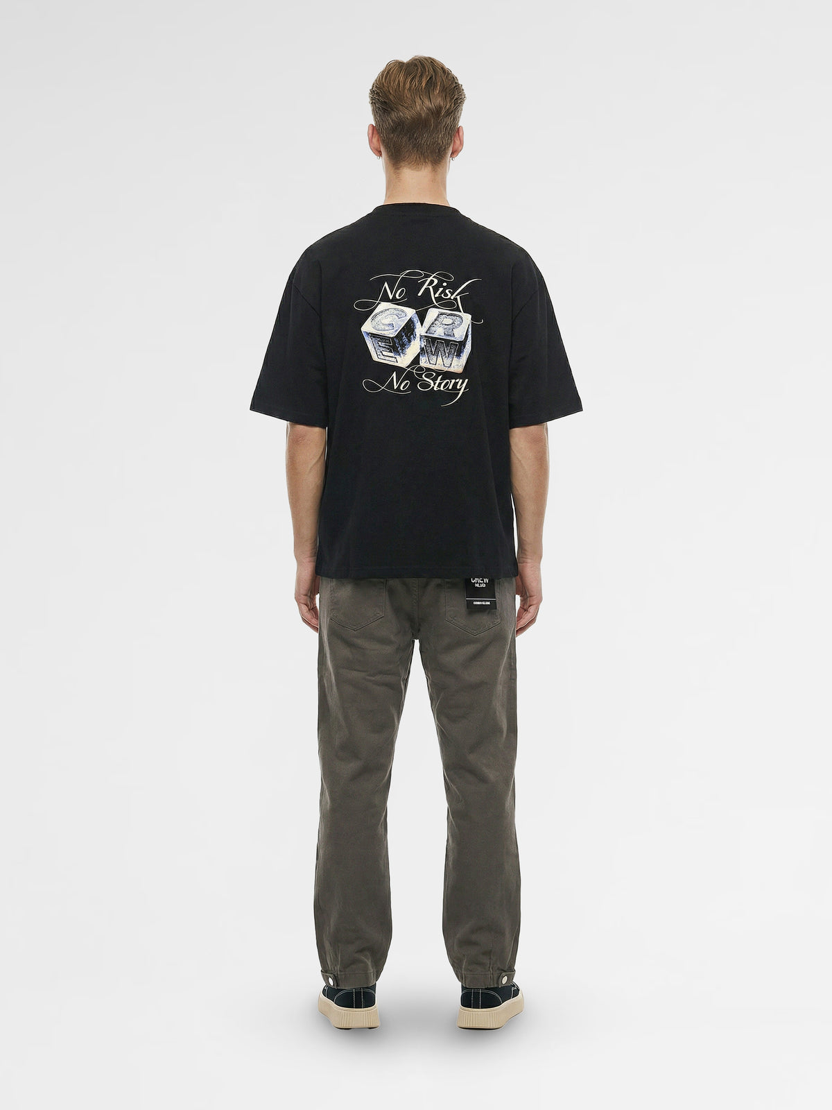 CREW Milano Oversized T-Shirt Logo Print