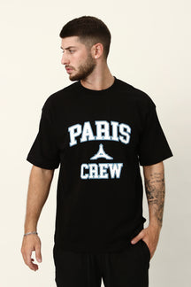 CREW Milano Eiffel Print Oversized T-Shirt