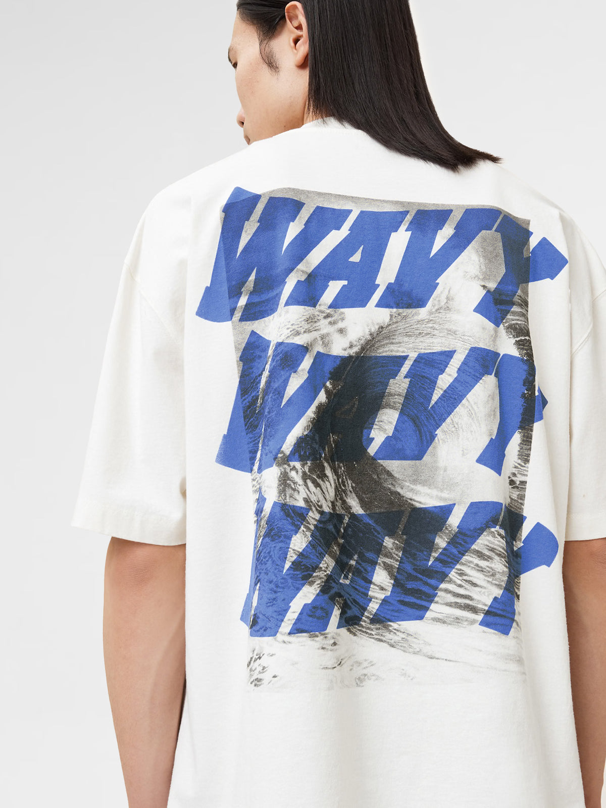 Allsaints Wavy Oversized Crew Neck T-Shirt