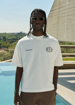The Couture Club Lake Como Oval Graphic T-Shirt