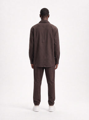 CREW Milano "Portofino" Set Shirt/Pants Brown